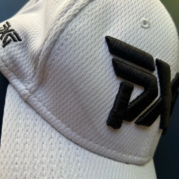 PXG White Cap with Black Logo - Picture 4 of 9